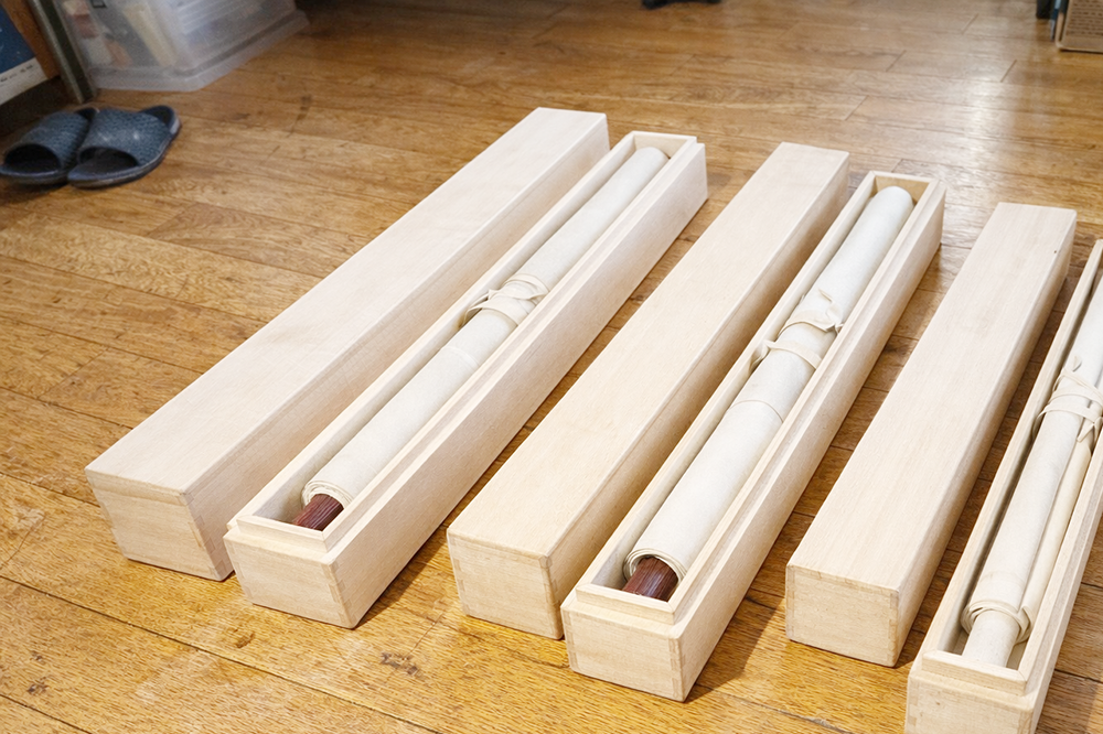 掛け軸の買取りを行いました