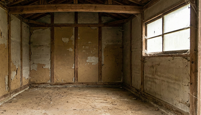 新潟県新発田市の不用品回収事例。倉庫の中身を一掃