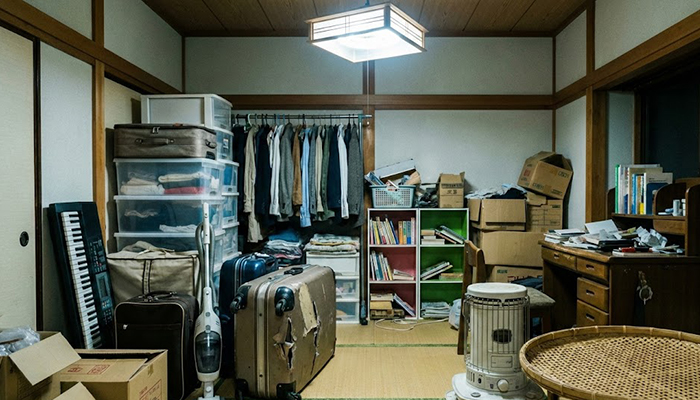 福井県南越前町にて、八畳二間の不用品回収の事例